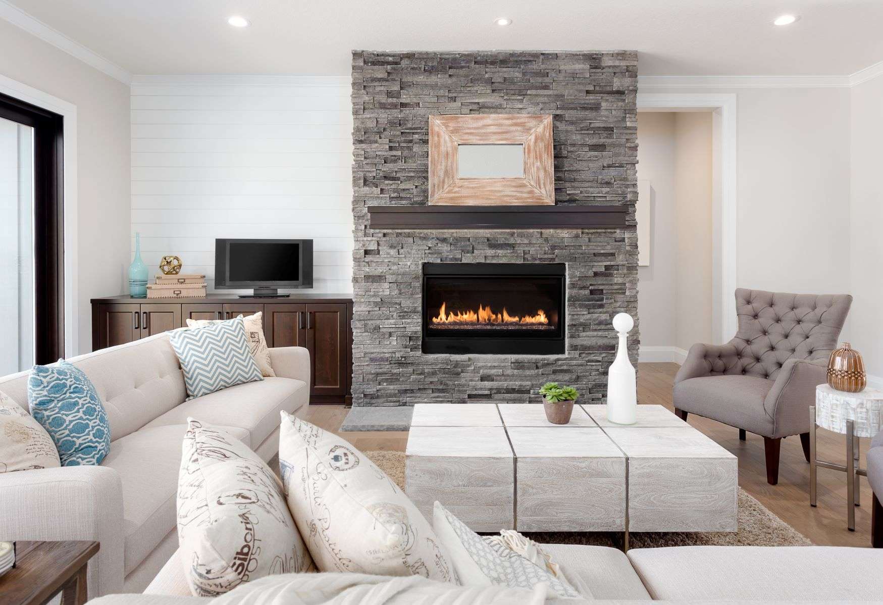 how to renovate an old fireplace